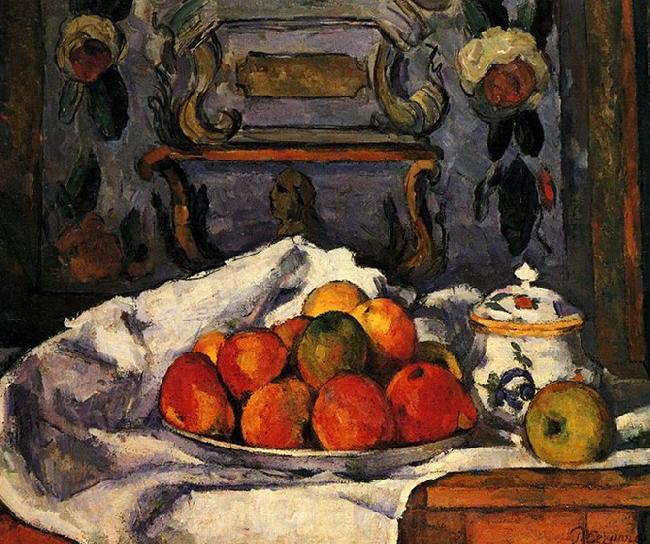 Paul Cezanne Still life, bowl with apples Germany oil painting art